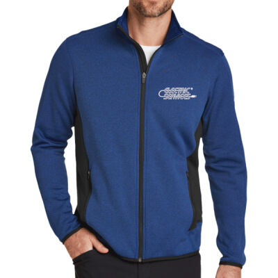 Electric Services WI - Full Zip Heather Stretch Fleece Jacket Thumbnail