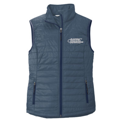 Electric Services WI - Ladies Packable Puffy Vest Thumbnail