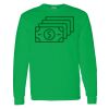 Heavy Cotton 100% Cotton Long Sleeve T Shirt Thumbnail