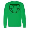 Heavy Cotton 100% Cotton Long Sleeve T Shirt Thumbnail