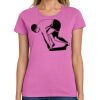 Ladies Heavy Cotton 100% Cotton T Shirt Thumbnail