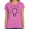 Ladies Heavy Cotton 100% Cotton T Shirt Thumbnail