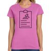 Ladies Heavy Cotton 100% Cotton T Shirt Thumbnail
