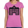 Ladies Heavy Cotton 100% Cotton T Shirt Thumbnail