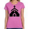 Ladies Heavy Cotton 100% Cotton T Shirt Thumbnail