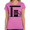 Ladies Heavy Cotton 100% Cotton T Shirt Thumbnail