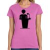 Ladies Heavy Cotton 100% Cotton T Shirt Thumbnail