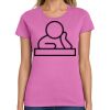 Ladies Heavy Cotton 100% Cotton T Shirt Thumbnail