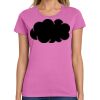 Ladies Heavy Cotton 100% Cotton T Shirt Thumbnail