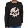 Youth Heavy Cotton 100% Cotton Long Sleeve T Shirt Thumbnail