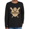 Youth Heavy Cotton 100% Cotton Long Sleeve T Shirt Thumbnail