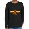 Youth Heavy Cotton 100% Cotton Long Sleeve T Shirt Thumbnail