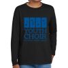 Youth Heavy Cotton 100% Cotton Long Sleeve T Shirt Thumbnail