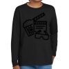 Youth Heavy Cotton 100% Cotton Long Sleeve T Shirt Thumbnail