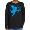 Youth Heavy Cotton 100% Cotton Long Sleeve T Shirt Thumbnail