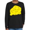 Youth Heavy Cotton 100% Cotton Long Sleeve T Shirt Thumbnail