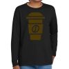 Youth Heavy Cotton 100% Cotton Long Sleeve T Shirt Thumbnail