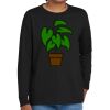 Youth Heavy Cotton 100% Cotton Long Sleeve T Shirt Thumbnail