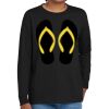 Youth Heavy Cotton 100% Cotton Long Sleeve T Shirt Thumbnail