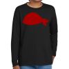 Youth Heavy Cotton 100% Cotton Long Sleeve T Shirt Thumbnail