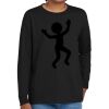 Youth Heavy Cotton 100% Cotton Long Sleeve T Shirt Thumbnail