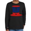 Youth Heavy Cotton 100% Cotton Long Sleeve T Shirt Thumbnail